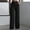 #Black, variant on DPTALR Women's Solid Color High Waist Elastic Waist Straight Wide Leg Casual Work Pants with Pockets,Black,Women's Plus SizeL,Young Women's Pants