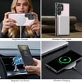 thumbnail image 5 of JEEHOOD Case For Samsung Galaxy S24 Ultra 5G, RFID Blocking, PU Leather,Compatible With MagSafe Detachable 2 In 1 Wallet With Built-in Push Card Holder,Kickstand Magnetic Protective Cover,Pink, 5 of 7