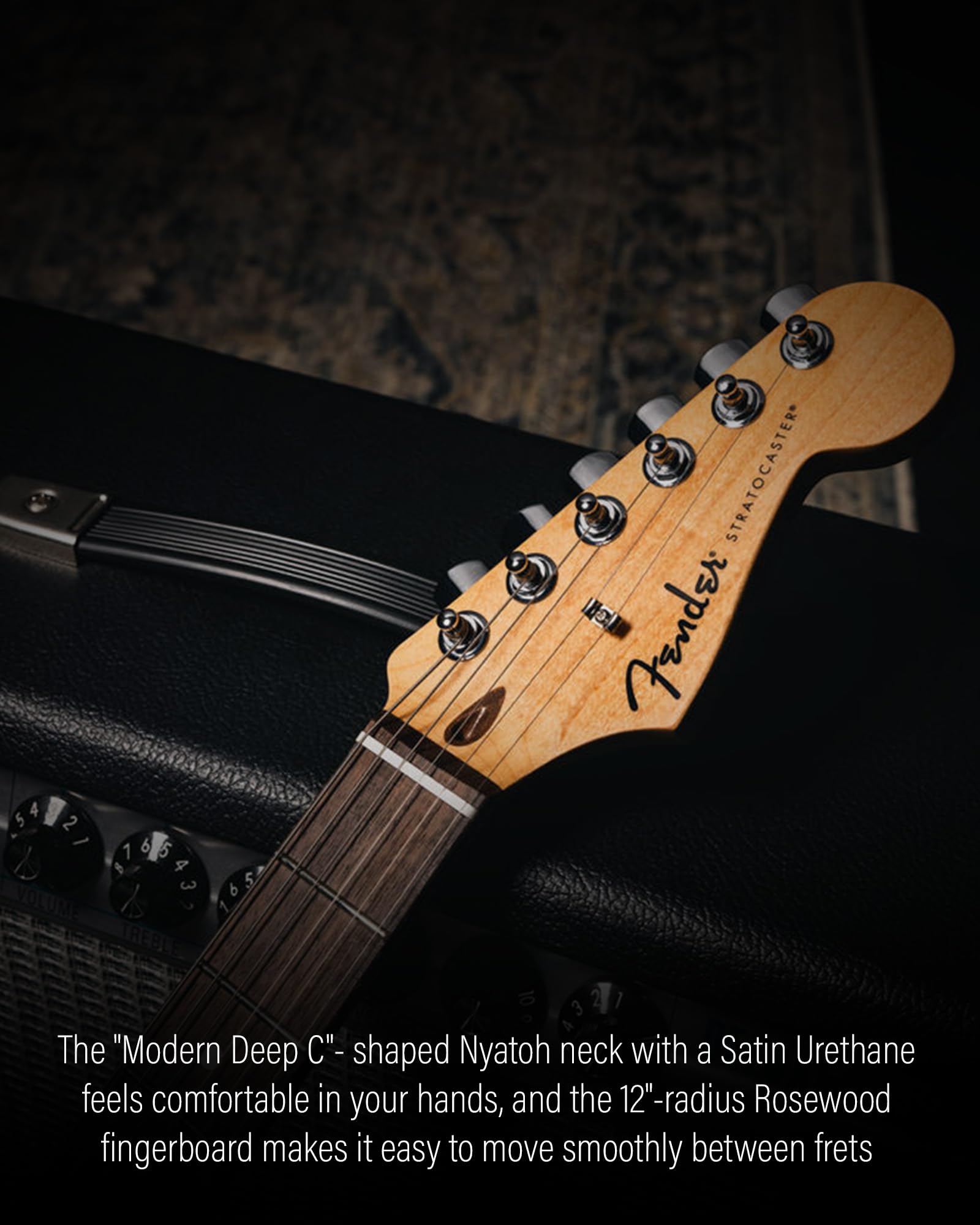 Fender Acoustasonic Standard Jazzmaster - Aged Natural Bundle with Strap, Guitar Cleaning Kit, and Austin Bazaar Instructional Video