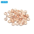 thumbnail image 3 of Unique Bargains 8mm Spacer Beads, 100pcs Bead Spacers Rhinestone Round Bulk Beads for Jewelry Making, Rose Gold, 3 of 5