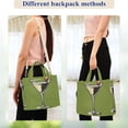 thumbnail image 4 of FORMRS Womens Corduroy Tote Bag Crossbody Shoulder Handbag with Pocket, Light Black Martini, 4 of 7