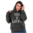 thumbnail image 3 of Funny Beach Lover Sea You Ocean Vibes Hoodie Sweatshirt Women Men Brisco Brands S, 3 of 6