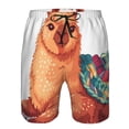 thumbnail image 3 of Pofeuu Cozy Knitting Llama Prin Men's Swim Trunks Quick Dry Bathing Suit Swimming Board Shorts Mesh Lining Beach Swimwear-Large, 3 of 6