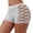 Gray, variant on Qingpeng Women Mid Waist Hollow Out Yoga Shorts Seamless Cutout Boyshorts Breathable Underwear Size S-XL