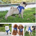 thumbnail image 5 of Dog Harness, Dog Harness, Universal Chest Strap and Lead, Soft Vest Harness for Puppies and Cats, Reflective, Adjustable, Breathable, Safe (XL, Blue), 5 of 5