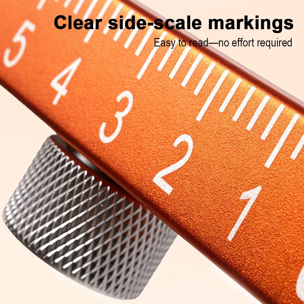 Adjustable Positioning Marking Protractor Tool,Multi-Angle Scribing Ruler Depth Measuring Ruler for Precise Angle Measurement and Marking in Woodworking, Crafting and Construction