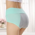 thumbnail image 3 of Women's High Waist Underwear Comfortable Plus Size Panties Soft Breathable Everyday, 3 of 4
