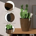 thumbnail image 3 of Plant Pots Set of 2 Pack,10 Inch Plant Pot for Indoor,Planter with Drainage Hole,Flower Pots Modern Round Planters for Outdoor Garden Home,Champagne, 3 of 6