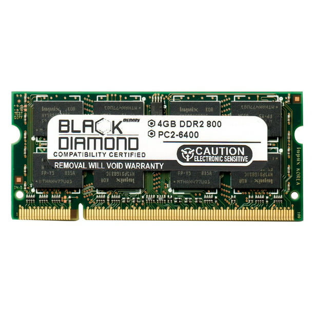 4GB Black Diamond Memory Module for HP Pavilion Notebooks Notebook dv5-1126em DDR2 SO-DIMM 200pin PC2-6400 800MHz - Walmart.com