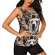 thumbnail image 2 of Balery Realistic Cute Puppy Camiseta sin mangas estampada ligera para mujer, tops de entrenamiento sin mangas, camisetas de yoga transpirables de secado rápido.-Small, 2 of 7