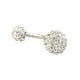 thumbnail image 4 of Piercing para el ombligo con cristales y diamantes de imitación para mujer Blanco, 4 of 9