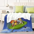 thumbnail image 4 of The Jetsons-Anti-Pilling Flannel Blanket Soft Lightweight Plush Fuzzy Cozy Luxury Blanket for Home and Kitchen Use – Perfect for Kids and Adults 48"*71"(120cm*180cm), 4 of 6