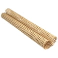 thumbnail image 3 of MYG Rattan Mesh Roll Sheet Webbing Caning Material for Chairs, DIY Furniture Repair, Multi-Size Options 35-60cm Width, 100-200cm Length, Natural Wood Color, 3 of 9