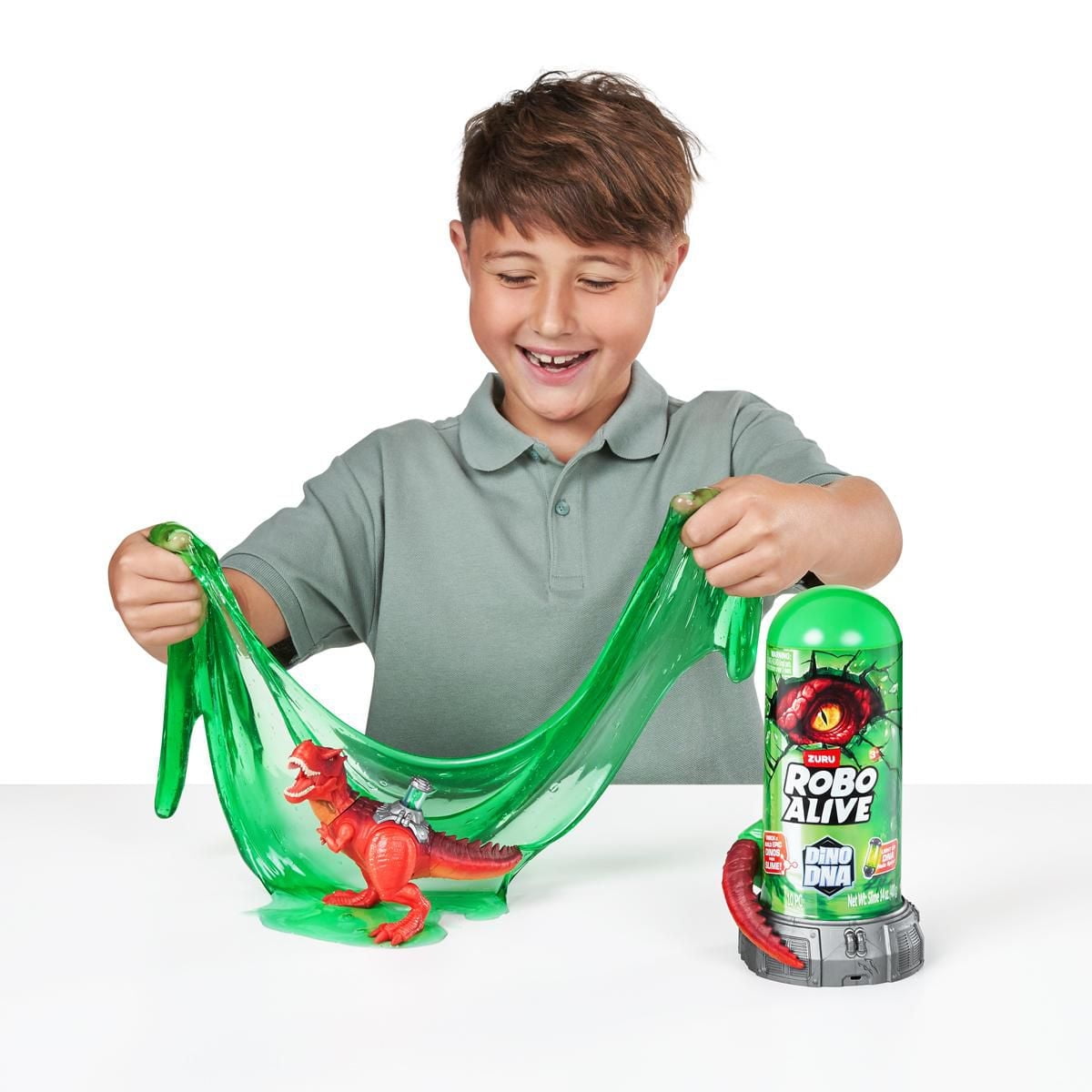 Robo Alive Dino DNA by ZURU, Light-Up DNA Helix Spine