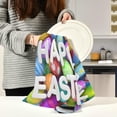 thumbnail image 6 of GZHJMY Happy Easter Kitchen Dish Towel 1 Pack, Soft Absorbent Dishcloths Reusable Hand Towel Washable Tea Towels for Home Kitchen Bar Table Decor, 28 x 18 Inch Washcloths Decorative Towels, 6 of 7