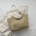 thumbnail image 4 of Bolso Tote Tejido Bolso de hombro para mujer, bolsos elegantes de verano para mujer, gran capacidad, vacaciones junto al mar Ehuebsd Para Estrenar, 4 of 5