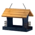 thumbnail image 1 of Warren Distribution 208970 12 in. Wood Bird Feeder, Blue, 1 of 3