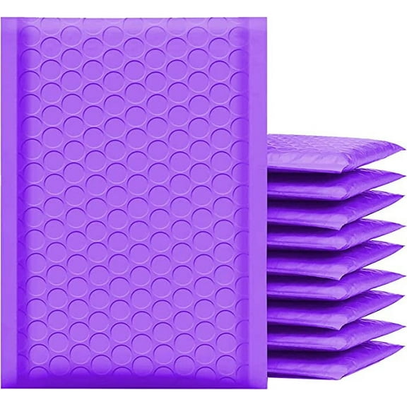 Yens Poly Bubble Mailer, Cushioning Padded Envelopes for Shipping, Mailing, Packaging,PM#2-200pcs (8.5 X 11 in)-Purple