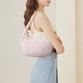 thumbnail image 6 of HUISZJ Puffer Crescent Bag, Quilted Shoulder Bag with Zipper, Adjustable Strap Underarm Shoulder Bag for Work Travel, 6 of 9
