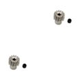 thumbnail image 4 of mmirethe Pignon 14T pour 1/12 ECX RGT136100 Rc Expérience Exécution Exquise et Alliage d'Aluminium Pignon 14T Engrenage Gris 2Set, 4 of 6