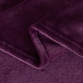thumbnail image 5 of JML Purple Fleece Bed Blanket,Queen 79"x81",Soft Warm Flannel Blanket for All Season, 5 of 5