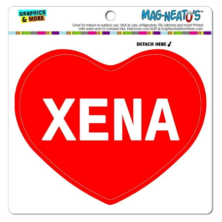

I Love Heart - Female Names - Xena - MAG-NEATO S(TM) Vinyl Magnet