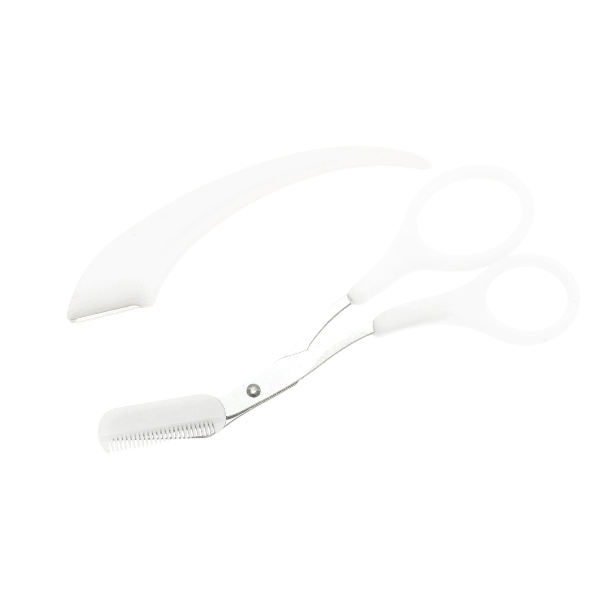 Unique Bargains Convenient Multifunctional Eyebrow Scissor Kit for Quick Touch-Ups