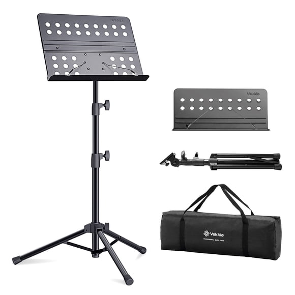 Soporte portátil para partituras Vekkia Professional con bolsa