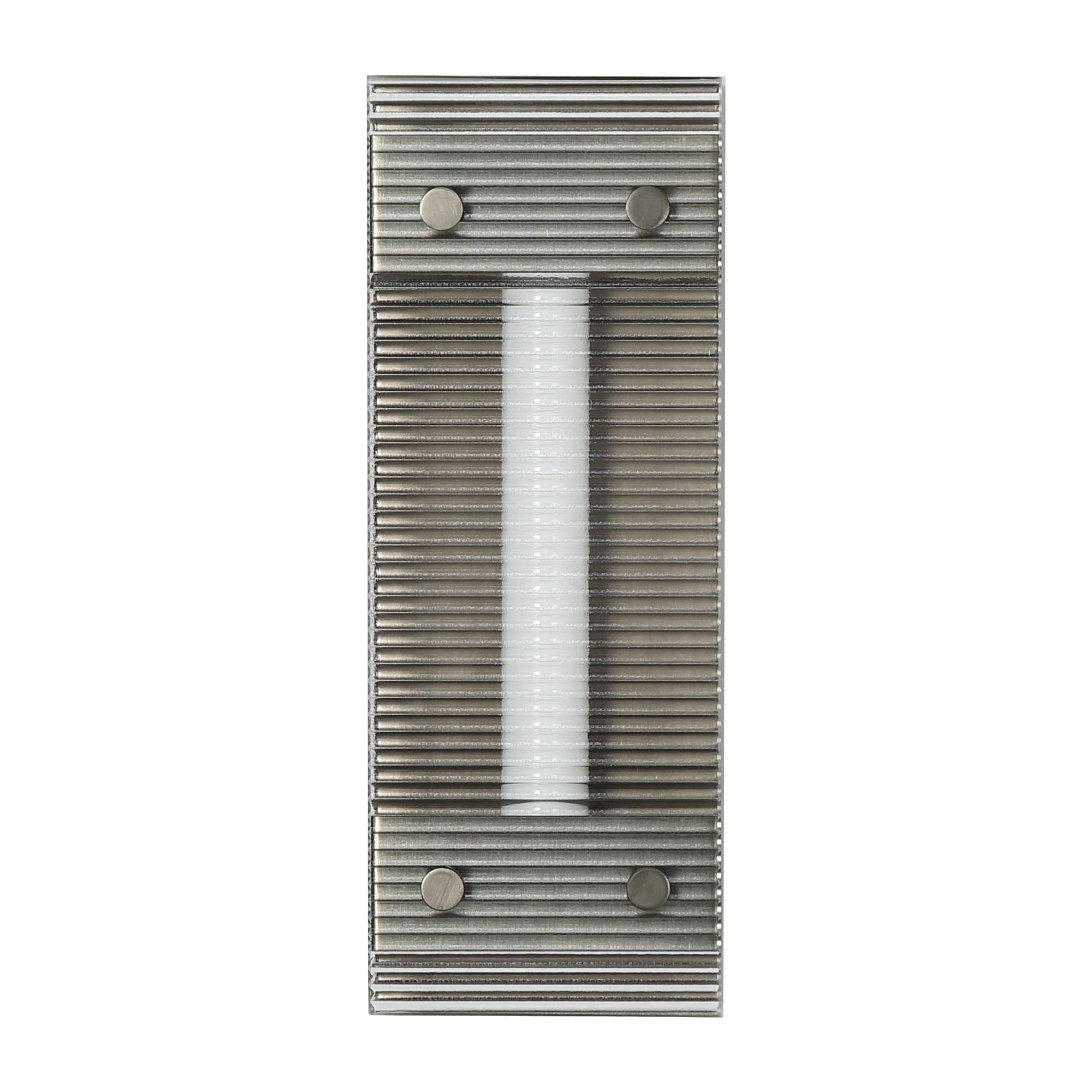LNC Pontevedra 1-Lights 4.7" Modern Luxury Cylinder Integrated LED Wall Lights, Gunmetal Black