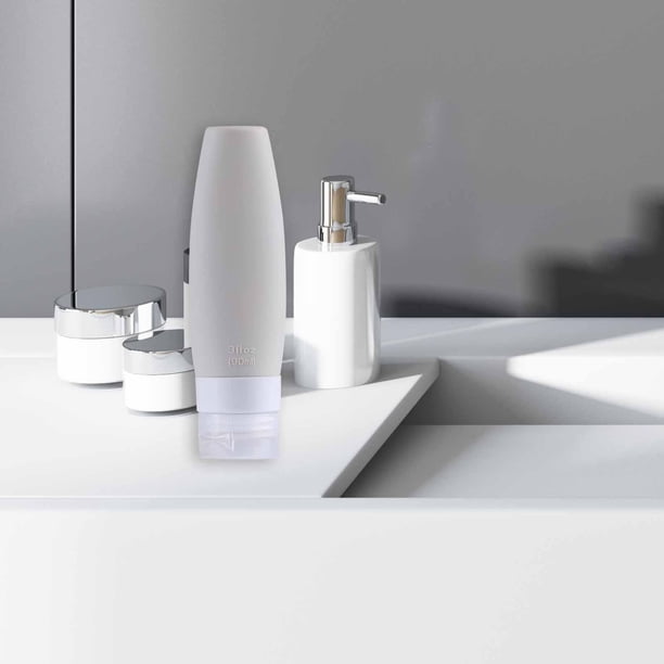 Botellas de viaje de silicona Yinane 90ml para artículos de tocador a prueba de fugas