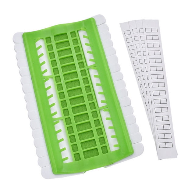 Ounissouiy Nuevas herramientas de costura, juego de herramientas de línea de de punto de cruz, soporte para agujas de coser, organizador de hilo Artesanía verde