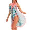 thumbnail image 4 of Traje de baño de una pieza Jollkichay retro con estampado floral con cobertura para mujer, 4 of 7