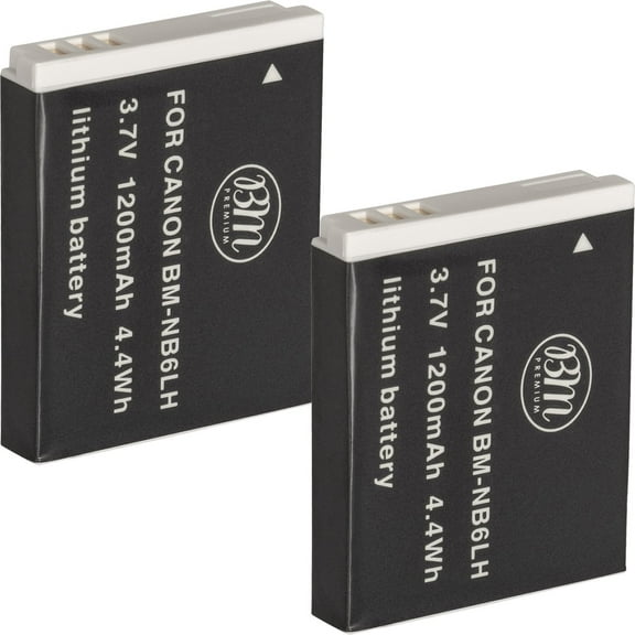 BM 2 NB-6LH Batteries for Canon PowerShot S120 SX170 IS SX260 SX280 SX500 SX510 SX520 SX530 SX540  SX600 SX610 SX700 SX710 ELPH 500 D10 D20 D30 Camera