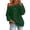 Army Green, variant on Staron Women's Off Shoulder Long Sleeve Tops Casual Loose Knitted Sweater Pullover Solid Color Comfy Winter Fall Spring Fashion Basic, Army Green L