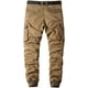 thumbnail image 2 of Pantalones cargo para hombre con múltiples bolsillos militares de combate Ripstop con puño acanalado Caqui 34 Caqui 34 Xishao ropa, 2 of 2