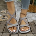 thumbnail image 3 of Dakaela Walking Hiking Sandals for Women Comfortable Summer Shoes with Arch Support Strappy Orthopedic Beach Sport Sandal Size 6, 3 of 9