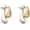 Teardrop, variant on Two Tone Teardrop Stud Earrings for Women Gold Silver Front Back Oval Bean Dangle Earrings Cute Post Ball Earrings Lightweight Chunky Jewelry Gifts