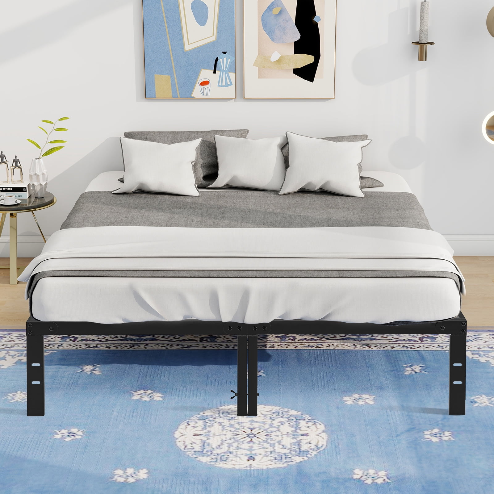 Bed frame queen size walmart discount