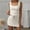 White, variant on UANWENN Women's Solid Color Loose Sleeveless Vest Dress Pencil Skirt Suit Women Petite Suits Two Piece Skirt Suits for Women Swimming Skirt Women Winter Suits Women Bathing Bottom Shorts Ladies plus