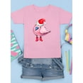 thumbnail image 3 of Bird With Santa Hat T-Shirt Juniors -Image by Shutterstock,  Large, 3 of 4