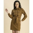 thumbnail image 2 of Moomaya Long Sleeve Spread Collar Shirt Cotton Dress -Women's Casual Shirt Dress, 2 of 9