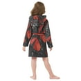 thumbnail image 6 of BZSMCE Bathrobes Belt Hooded Midnight Splendor Creative Pattern, 6 of 8