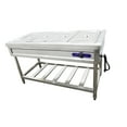 thumbnail image 3 of INTBUYING Food Warmer 4 Well Electric Steam Table Bain-Marie Buffet Server for Kitchen Restaurant Stainless Steel, 3 of 10