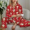 thumbnail image 6 of Naloa cute Christmas Moose Pajamas for Women Set, Womens Pajama Sets, Lounge Sets for Women, 2pjs for Women-Small, 6 of 7