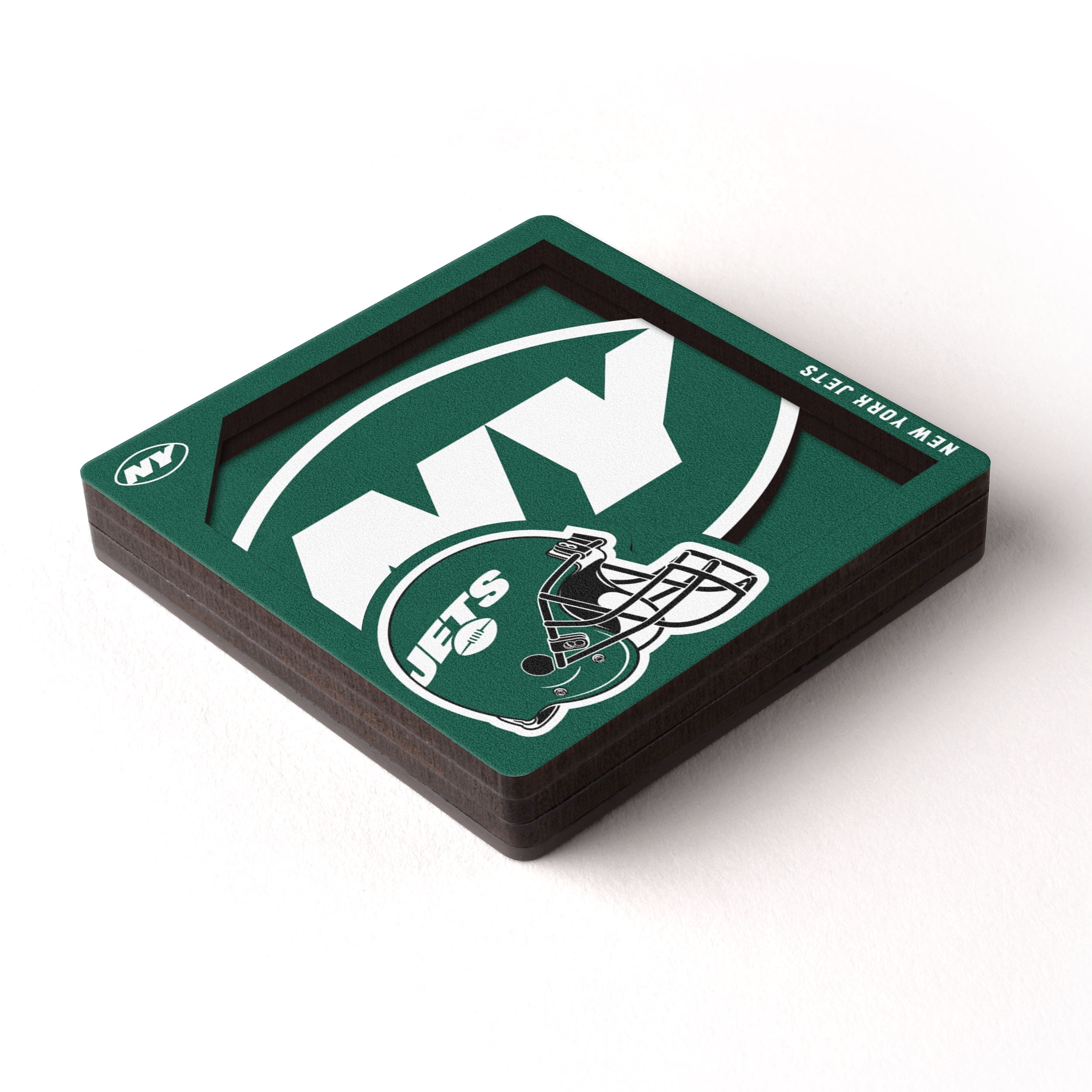 YouTheFan New York Jets 3D-LSM 3D Logo Series Magnet