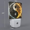 thumbnail image 2 of Cauagu Yin Yang Print LED Nightlight,0.5W Night Lights Plug into Wall 1 Pack with Dusk-to-Dawn Light Sensor Soft Glow Lamp for Bathroom Adult Hallway-, 2 of 7