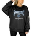 thumbnail image 4 of Women's Gameday Couture Black Sporting Kansas City Oversized Players Only Black Label Premium Sweatshirt, 4 of 5