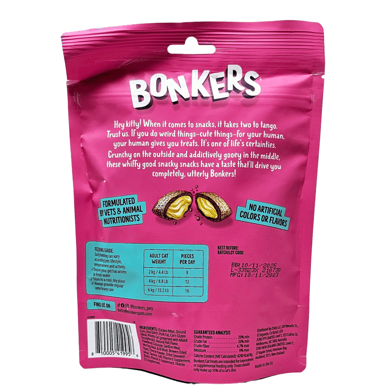 Bonkers cat treats online