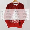 thumbnail image 3 of Zormilly Christmas Sweatshirts for Women Fleece Long Sleeve Crewneck Oversized Sweatshirt Printed Casual Pullover, S-2XL, 3 of 7