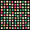 Green Block Pattern, variant on FORMRS 1-Subject Spiral Notebook 8" x 5" College Ruled 60 Refillable Sheet A5 Hard Cover, Brown Flowers